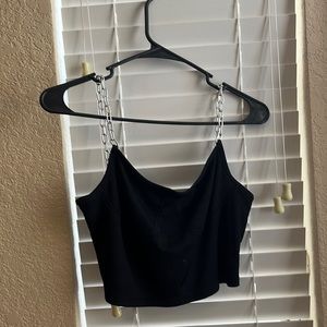Shein Black Chain TankTop (NEVER WORN)